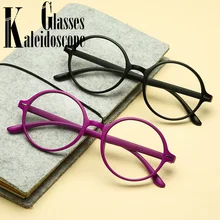 Mulher homem óculos de leitura leve presbiopia tr90 retro redondo leitor óculos presbiopia eyewear 1.0 1.5 2.0 2.5 3.0 3.5