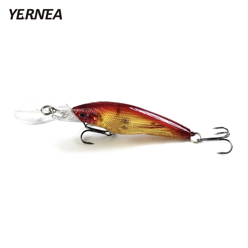 

Yernea 1pcs 9cm 6.5 g pesca Minnow Wobblers Fishing Lures Artificial Bait Carp Crankbait Fishing Lure Tackle 3D Eyes 8 Colors