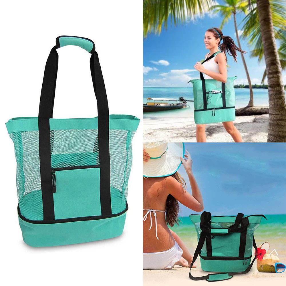 

Stylish Picnic Bag Outdoor Camping Travel Food Organizer Portable Beach Camping Insulation Ice Lunch Multifunctional Bags