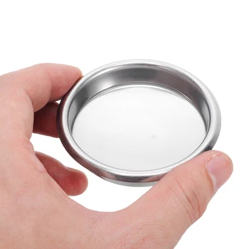 Coffee Tea Filter Basket Silver Stainless Steel Coffee Machine 58mm Non Pressurized Filter Basket for Coffee Machine Accessories