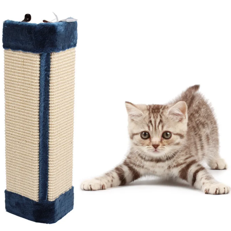 

Folding Funny Cat Scratch Toy Catnip Sisal Hemp Kitten Cat Scratching Post Training Sofa Wall Corner Scratcher Pad Mat Board