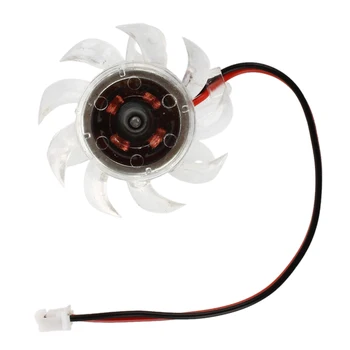 

PPYY NEW -Plastic Mini Cooling Fan Heatsink Cooler DC 12V for PC Computer GPU
