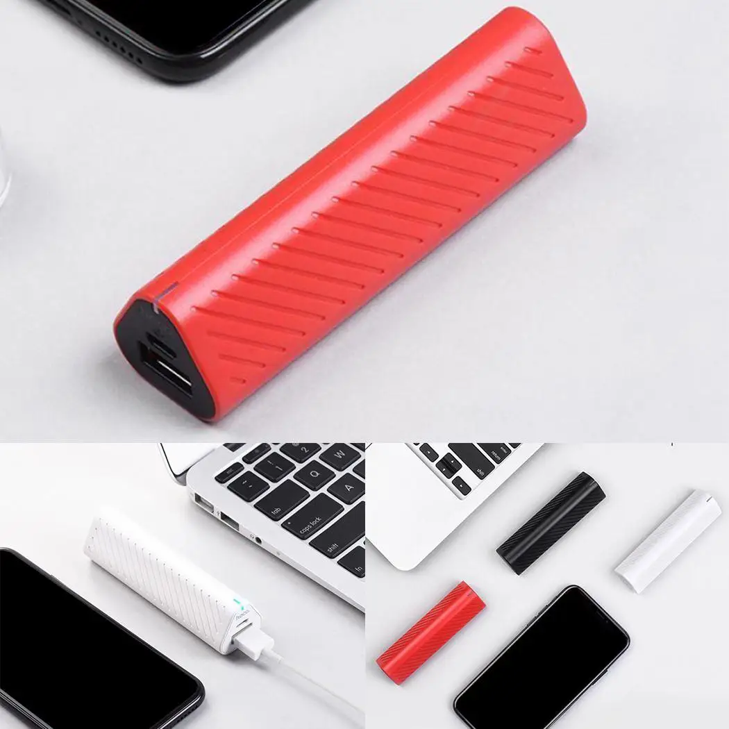 Портативное портативное зарядное устройство Ectechnology 2500 мАч Мини с USB внешним