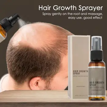 

30ml Natural Fast Hair Growth Essence Ginseng Hair Loss Treatment Liquid Sprayer hair care products for Men Women
