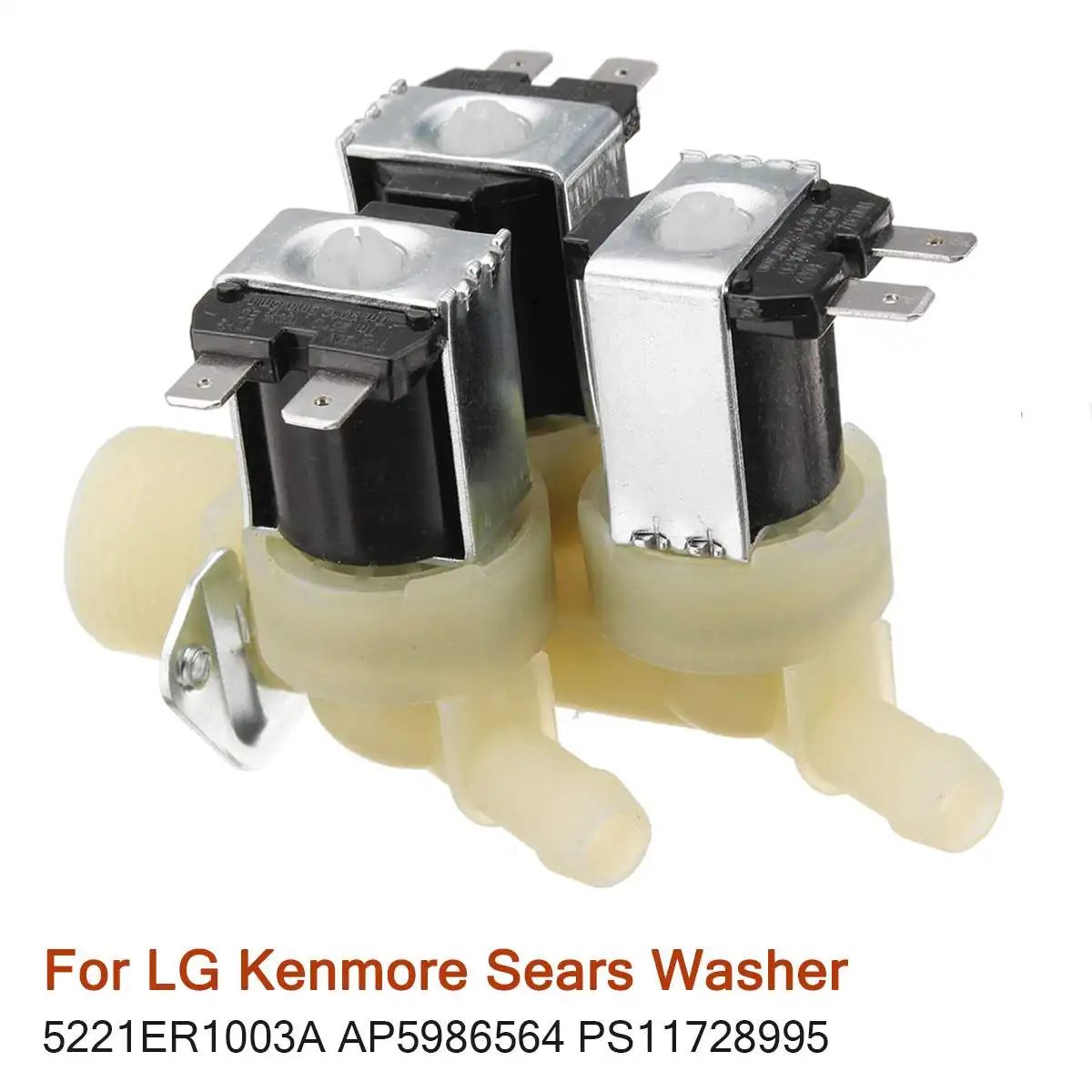 

Water Inlet Valve Solenoid Valve for LG Kenmore Sears Washer AP5986564 PS11728995 WD10270BD WM2233HS WM3070RD 5221ER1003A