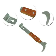 Деревянная ручка приспособление для пчеловодства из нержавеющей стали тип большого пальца пчеловода скребок для улья Многофункциональный пчеловодческий Пчелка скребок