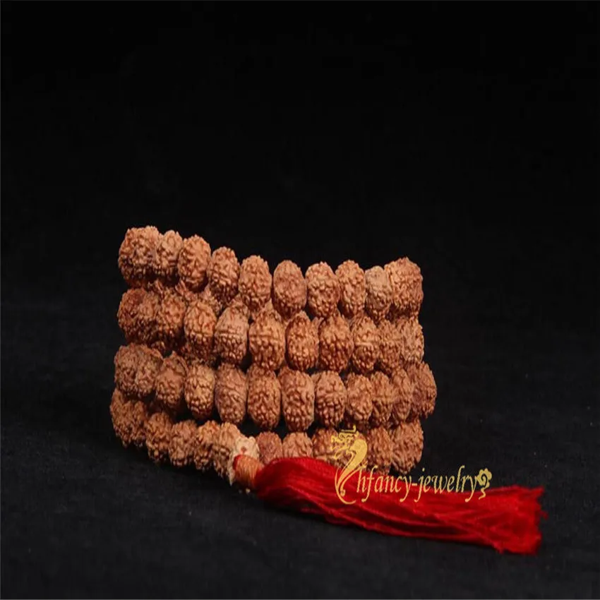 Ожерелье Rudraksha 6 мм сила духовности мала-йога Sutra сделай сам Lucky унисекс лечебные