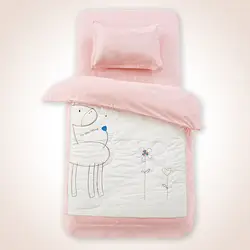 Комплект постельного белья для малышей, 3 шт., Комплект постельного белья для кроватки, детское пуховое одеяло, чехол для новорожденных, 100%