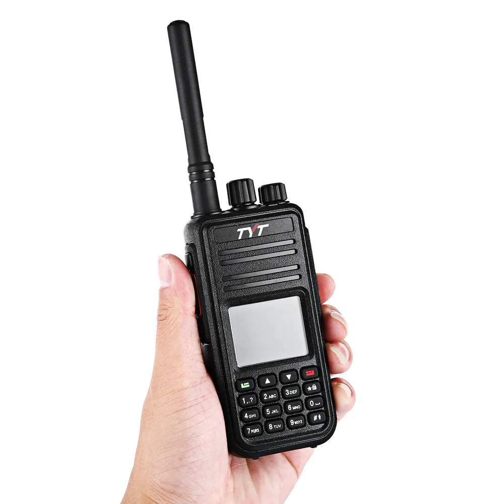TYT MD-380 VHF портативная рация цифровой трансивер цветной ЖК-дисплей Поддержка до 1000 каналов Mototrbo Tier I/II