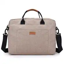 Повседневная деловая сумка для компьютера для женщин и мужчин, Холщовый портфель, 16 дюймов, сумка на плечо для ноутбука, женская мужская сумка, большая сумка для путешествий