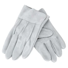 Пара Коровы разделение кожаные перчатки сварочные противоизносное Тепла Детская безопасность Прихватки для мангала распродажа