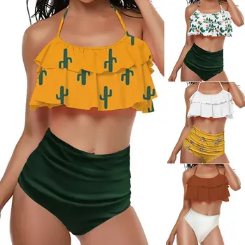

New Women Summer Swimwear Bira Set Push-up Padded Bra Bathing Suit Swimsuit