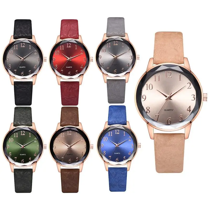 

Men And Women Fashion Simple Office Business Versatile PU Quartz Watch Unisex Quartz Wristwatches Lovers Watch New Wholesale