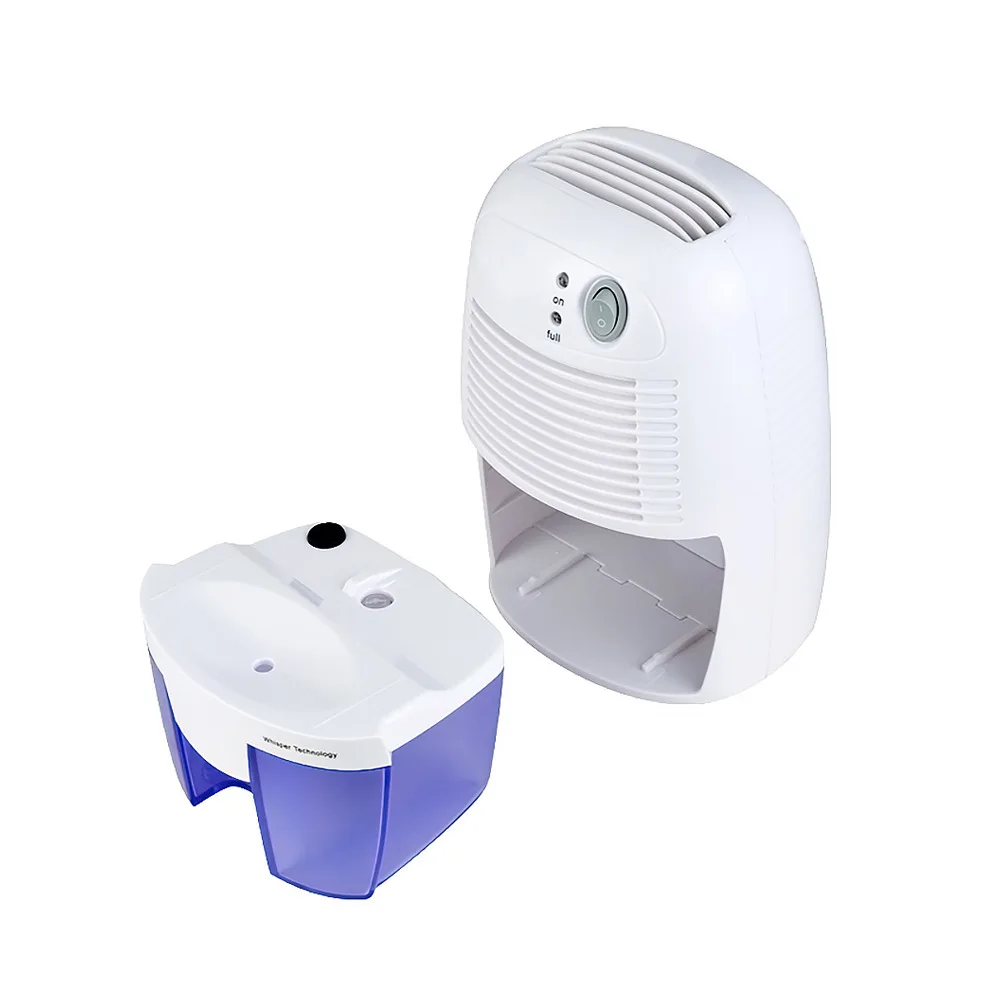 Домашний мини-осушитель воздуха влагопоглотитель Электрический охлаждающий осушитель с резервуаром для воды 500 мл для дома спальни кухни офиса
