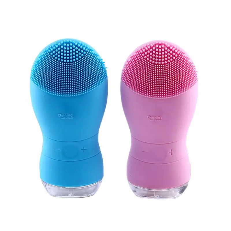 

Electric Silicone Face Deep Cleansing Brush Facial Cleansing Devices Gentle Exfoliating Acne Pore Blackhead Remover Waterproof
