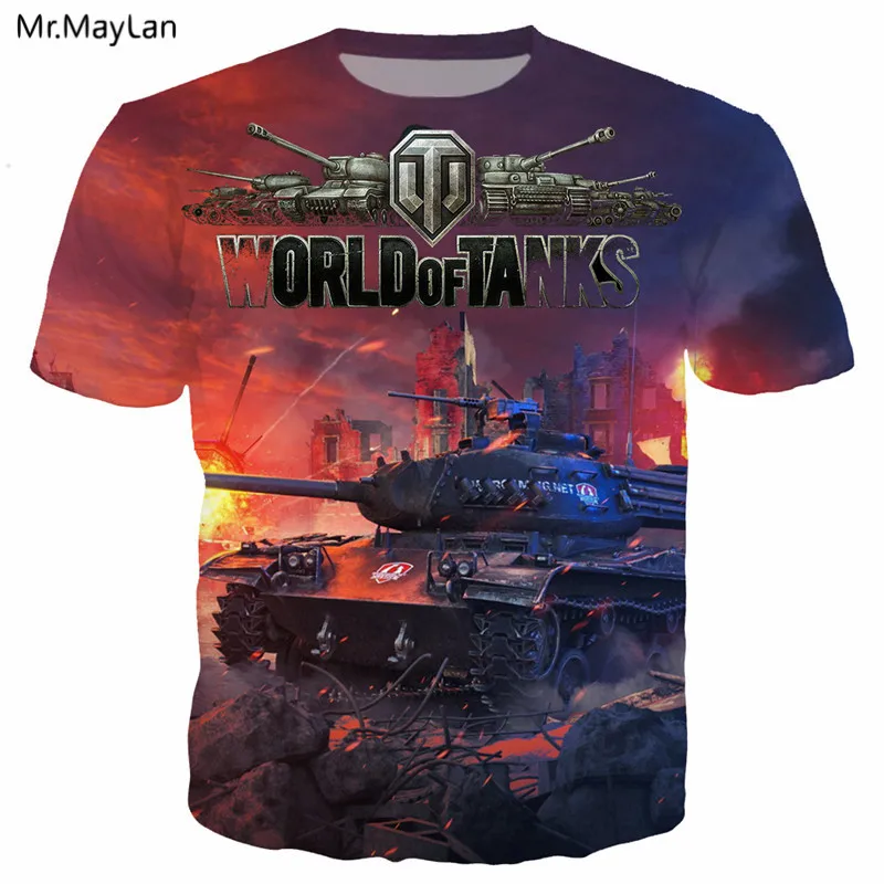 3D Print Game World of Tanks Military T shirt Men/women Hip Hop Streetwear T-shirt Man Cool Tshirt