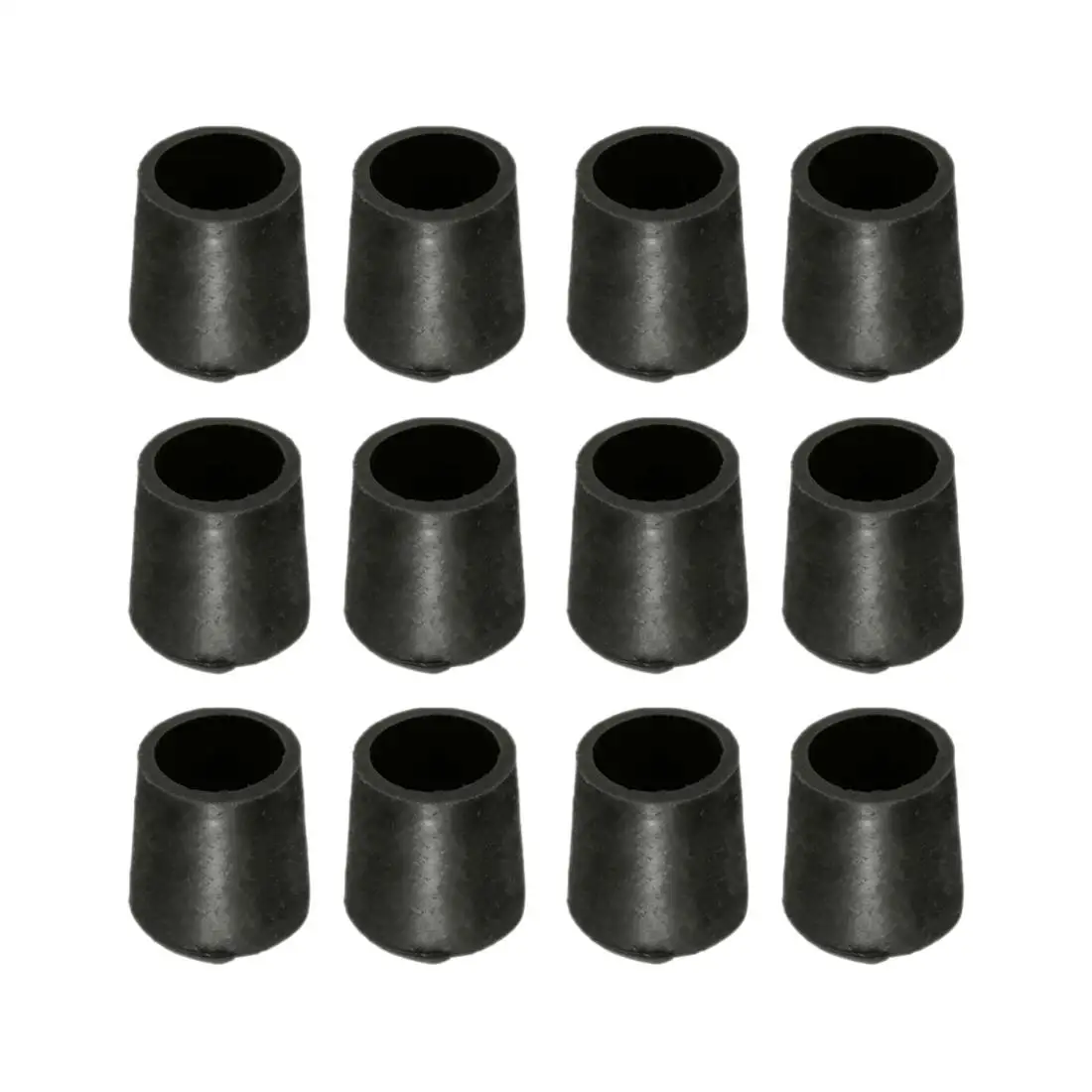 

black anti scratch Small-Large Rubber Ferrule floor protector chair feet leg capdiameter :19Mm(3/4") Quantity::12Pcs