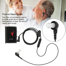 Карманный слуховой Aid Vioce усилители домашние звук повышения для глухих пожилых слуховые аппараты здоровье и гигиена