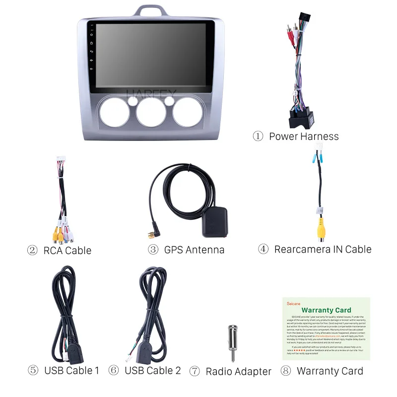 Clearance Harfey Car Radio 9 inch Stereo GPS Android 8.1 USB car Multimedia Player For 2007 2008 2009-2010 ford focus EXI MT 2 3 Mk2/Mk3 3 Clearance Harfey Car Radio 9 inch Stereo GPS Android 8.1 USB car Multimedia Player For 2007 2008 2009-2010 ford focus EXI MT 2 3 Mk2/Mk3 3