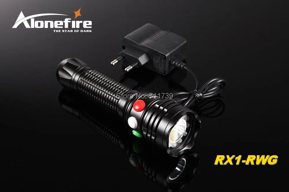 AloneFire RX1 Q5 светодиодный Железнодорожный сигнальный фонарь мисветильник Красный