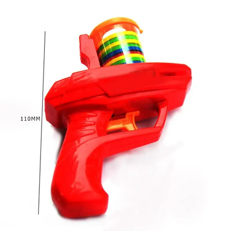 Мини красный классический Летающий блюдце пистолет EVA Мягкая Пуля Открытый пистолет игрушки подарок для детей