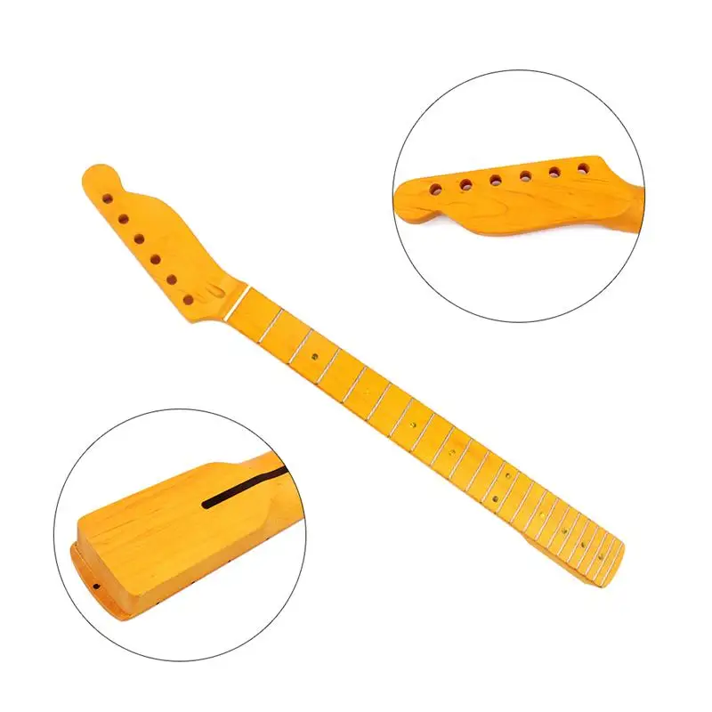 

22 Frets Replacement Maple Neck Fingerboard for Fender Tele Replacement