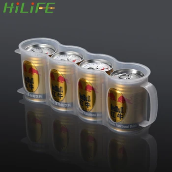 

HILIFE Four Case Organizer Cans Finishing Frame Coke Can Refrigerator Storage Box Space-saving Tool Gadget