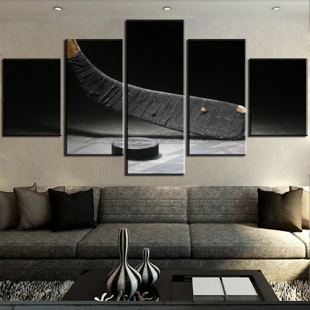 5 шт. Холст Искусство хоккейное оборудование Cuadros Decoracion картины на холсте