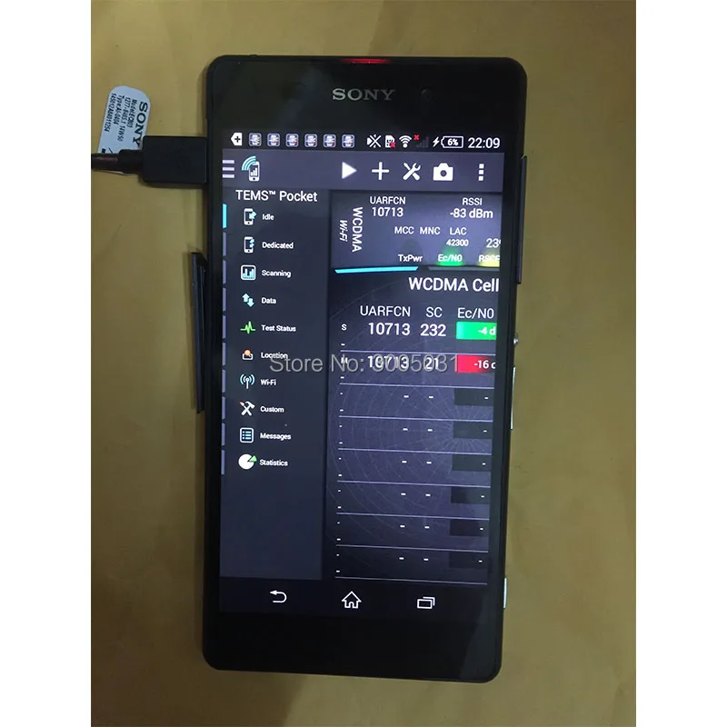 Z2 D6503 tems pocket 16.x handset + Поддержка POLQA & PESQtesting тест всех социальных сетей Бесплатная