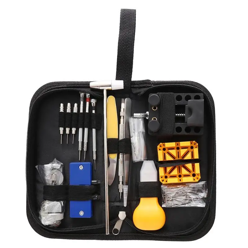 

130pcs Watch Repair Tools Kit Professional Watch Opener Spring Bar Tool Watch Band Link Pin Back Remover Tool