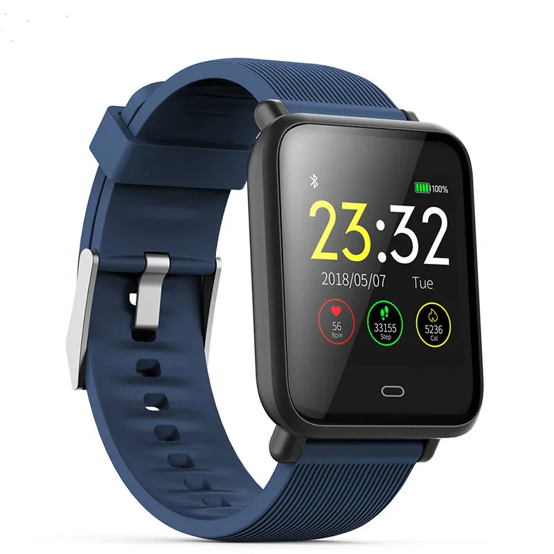 

Q9 Smart Watch Blood Pressure Heart Rate Sleep Monitor Bracelet IP67 Waterproof Sport Fitness Trakcer Watch Men Women Smartwatch