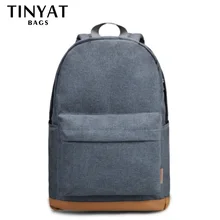 TINYAT Men’s 15 inch laptop backpacks computer male school Backpacks Rucksacks leisure for teenage Travel Shoulder Mochila Grey