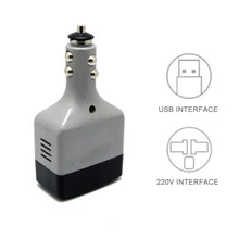 12/24v до 220v автомобильный преобразователь Универсальный Мощность трансформатор мобильный телефон Зарядное устройство Usb Интерфейс Мощность Энергосбережение и прочный