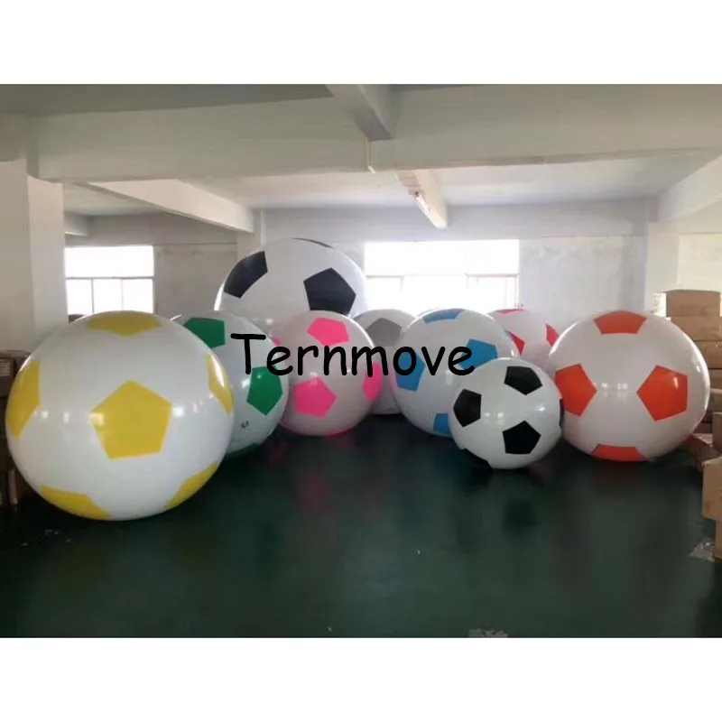 Large Inflatable Football Balloon Sport Ball Pvc Soccer Helium Balloon
