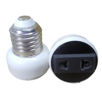 

E27 White High Quality Bulb Holder US/EU Plug Bulb Base Adapter ABS Lighting Fixture Connector Accessories Screw Lamp Socket