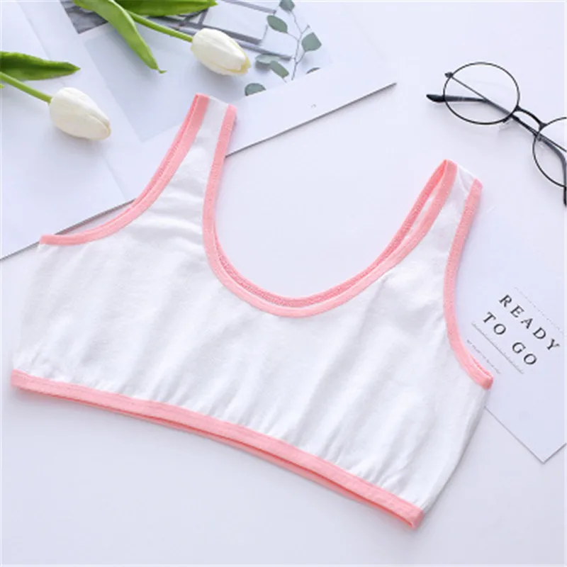 

Candy color girls tank child world of tank girls underwear girl cotton vest Girls Bra camisole tops kids clothing models