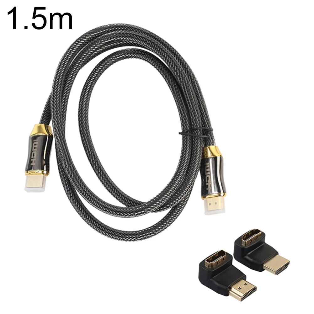 1 м/1 5 м/2 м/3 м/5 м HDMI 2 0 HD 4K * к кабель + 270 градусов и 90 адаптер для ЖК DVD HDTV| |