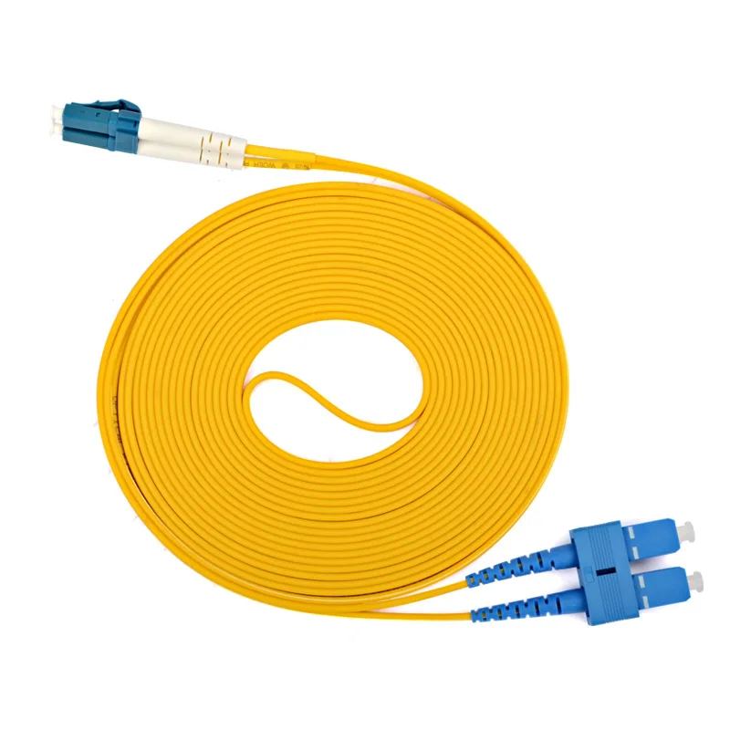 

20Pair Fiber Optic patch cord single mode Duplex LSZH SC TO LC PC UPC sm dx 1 3 5 10 20 100m meters Ftth Free Shipping