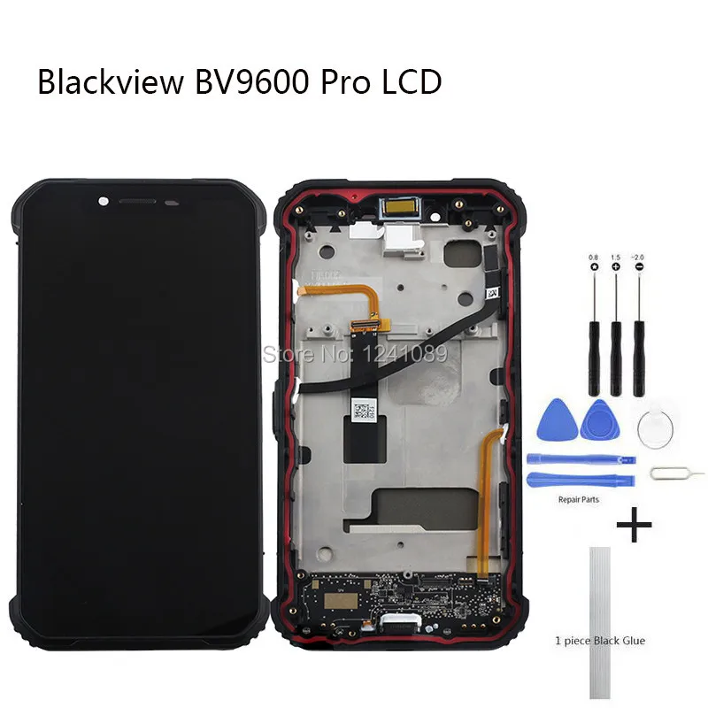 Сменный ЖК экран для Blackview BV9600 Pro Черный сенсорный 6 21 дюйма экран|Экраны мобильных