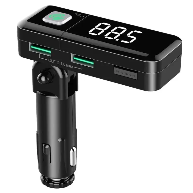 

Wireless Bluetooth Car Hands-free Kit FM Transmitter MP3 Player USB Charger