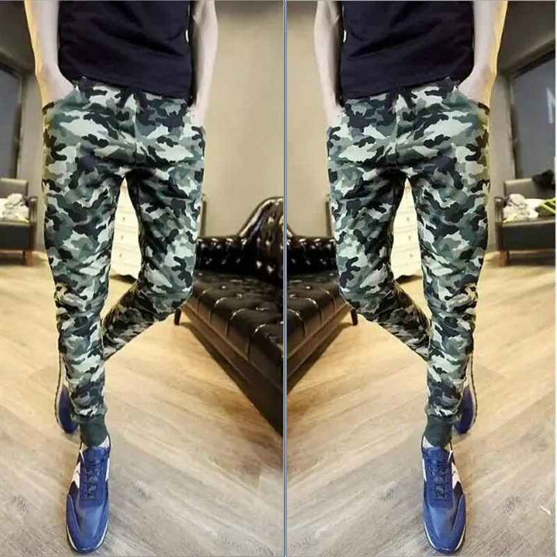 

2019 Brand Camouflage Cargo Pant 2019 fashin Women High Waist Long Pants Harem Trouser Ankle-Length Camo Pants CasualSweatpants