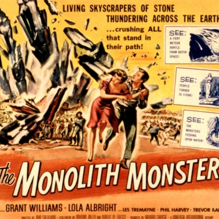 Монолит Монстры Грант Уильямс Лола албрайт 1957 фильм плакат Masterprint (28x22) | Дом и сад