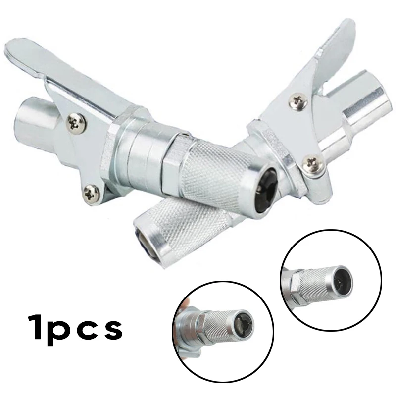 Lubrication Grease Coupler Locks On Type for Zerk fittings Greases Tool Adapter