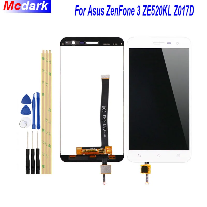 Mcdark 5.2 inch For Asus ZenFone 3 ZE520KL Z017D LCD Display and Touch Screen Digitizer Assembly Replacement+Tools And Adhesive | Мобильные