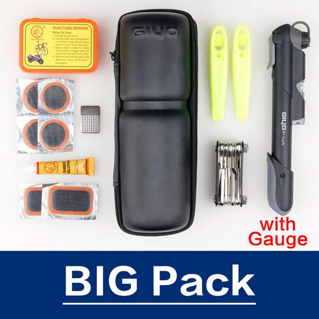 

Portable Bicycle Repair Kits Bag Multifunction 1 x Easy to open while riding. 1 Set x Cycling Bike Repair Tools