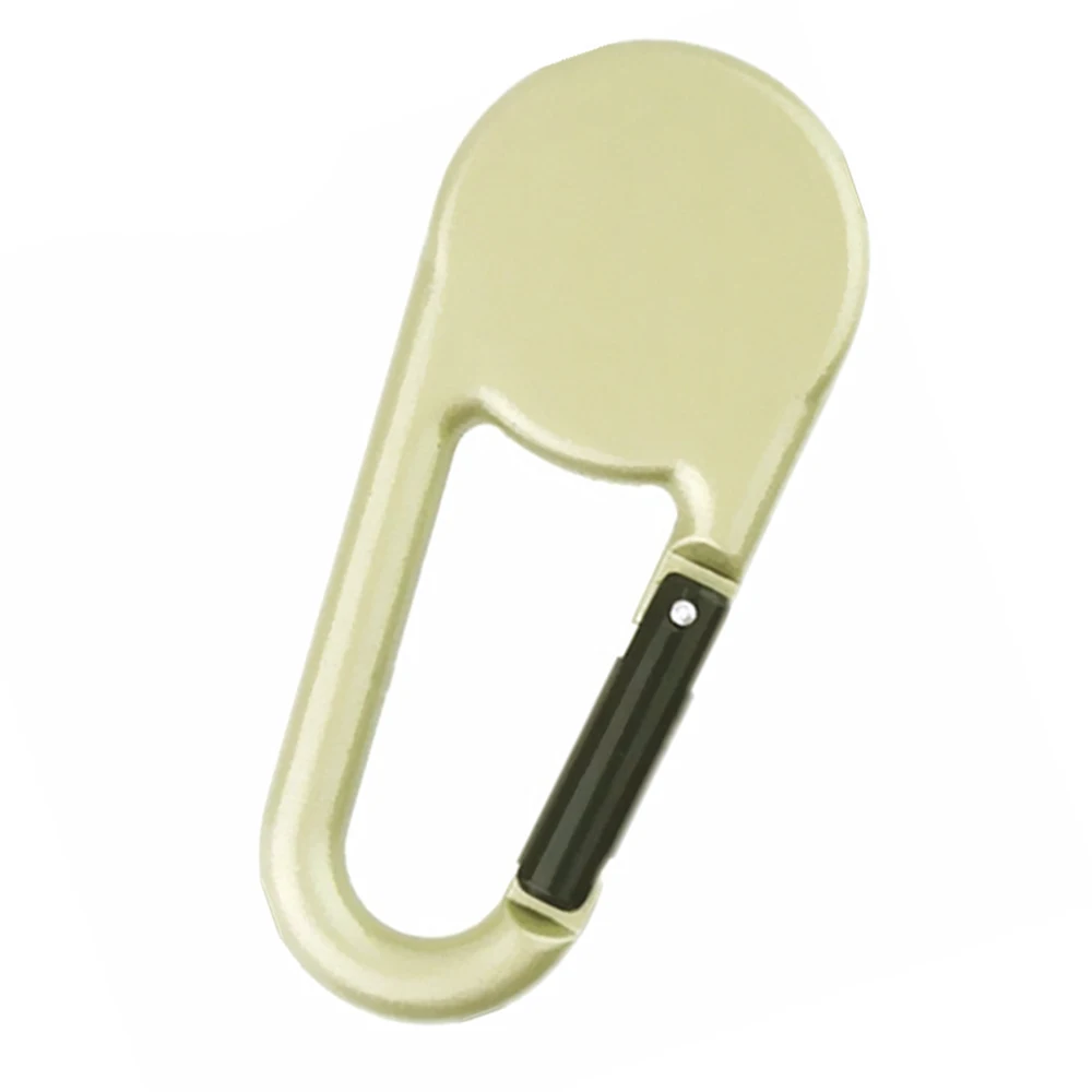 Gold Carabiner Hanging Compass Backpack Practical Hang Buckle Tactics Mountaineering Outdoor Zinc Alloy Portable Carabiner Hook