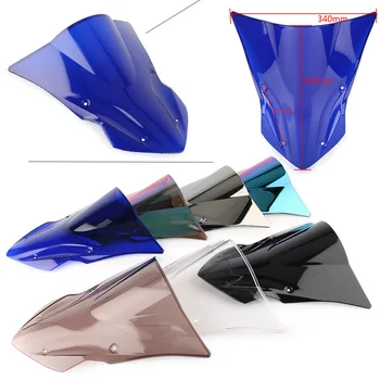 

Z900 2017 2018 Windproof Windshield Windscreen For Kawasaki Z 900 17 18 Motorcycle Accessories ABS Plastic