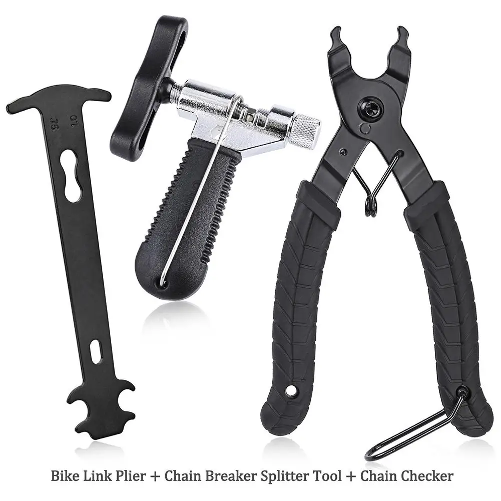 

Bike Chain Tool Link Breaker Pliers Chain Checker Chain Cutter Connector Wear Indicator Tool