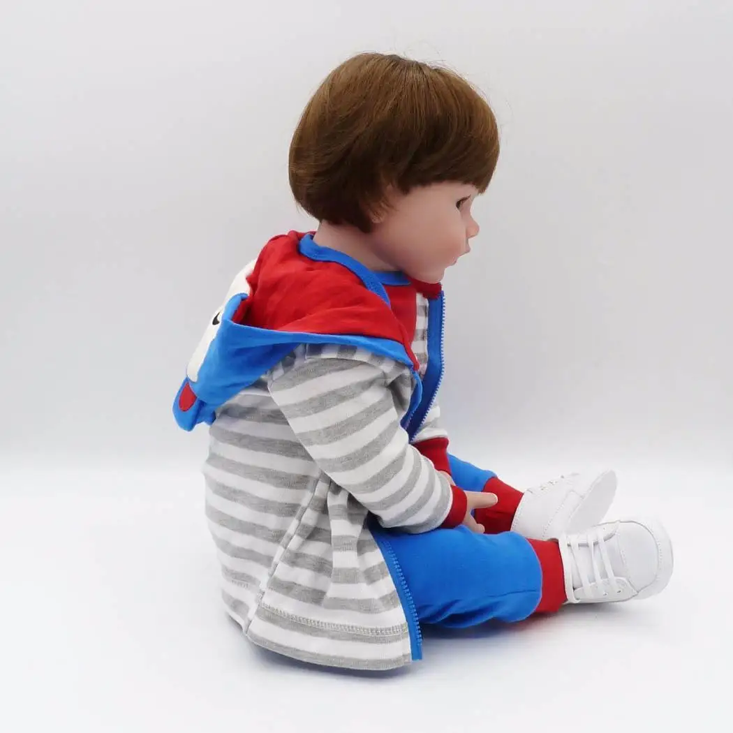 

NPK 47cm/60cm Silicone Reborn Baby Dolls Baby Alive Realistic Boneca Bebe Lifelike Real Boy Dolls Birthday gifts