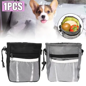 

Oxford Cloth Dog Training Walking Pouch Snack Treat Waist Belt Storage Bag Poo Bags Dispenser Portable Pet Food Bag